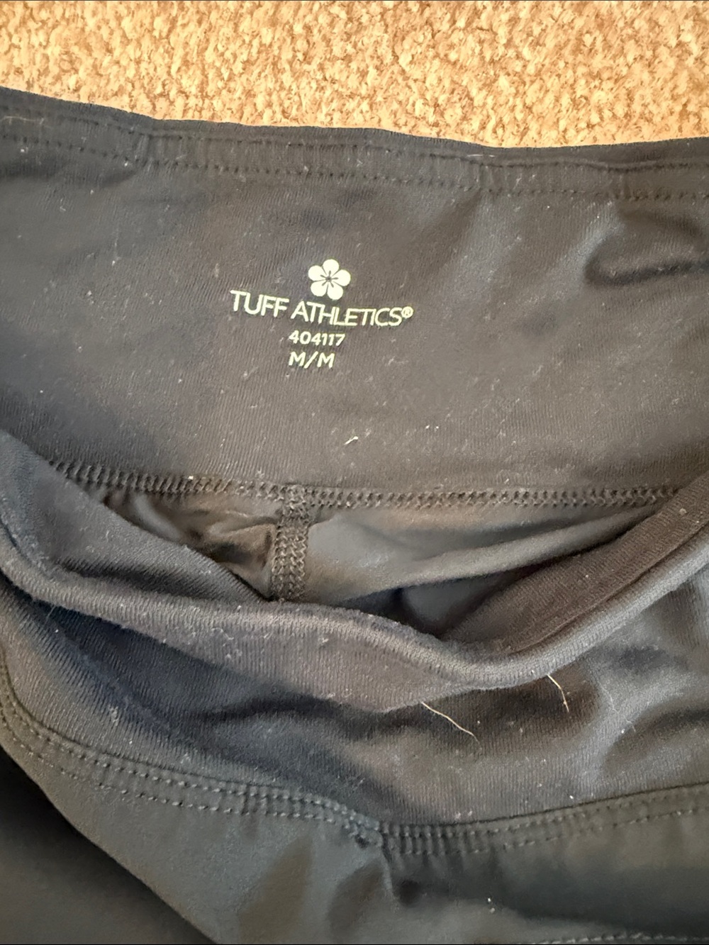 Tuff Athletics Black A-Line Active Skirt with Zip Pocket - Picture 2 of 4